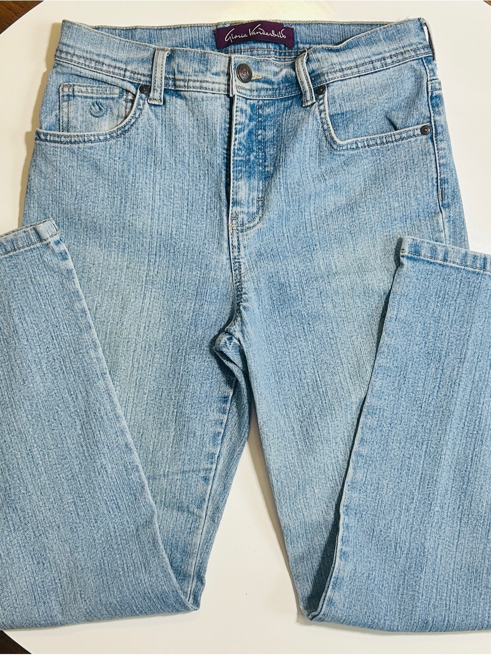 Gloria Vanderbilt Vintage Light Blue High-Rise Women's Jeans